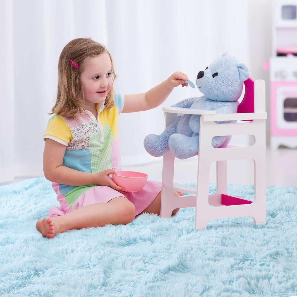 Baby Blue Plush Shaggy Area Rug