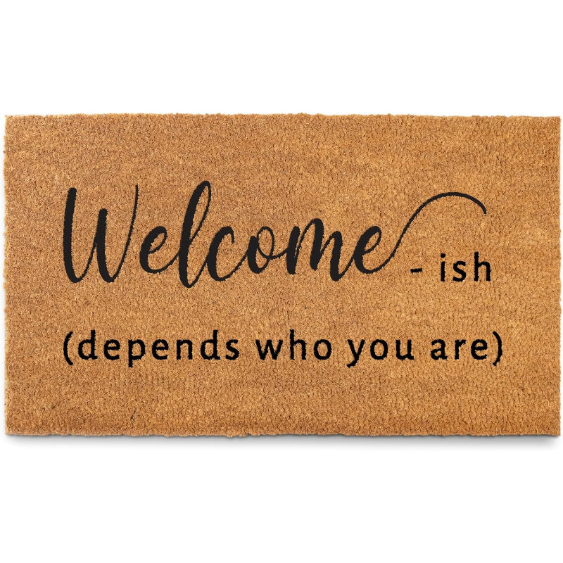 Welcome‑Funny Coir Doormat