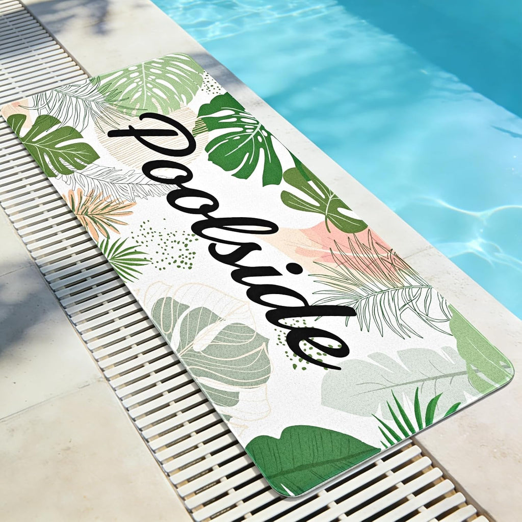 Rubber Backing Poolside Floor Mat