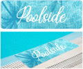 Palm Rubber Pool Deck Mat