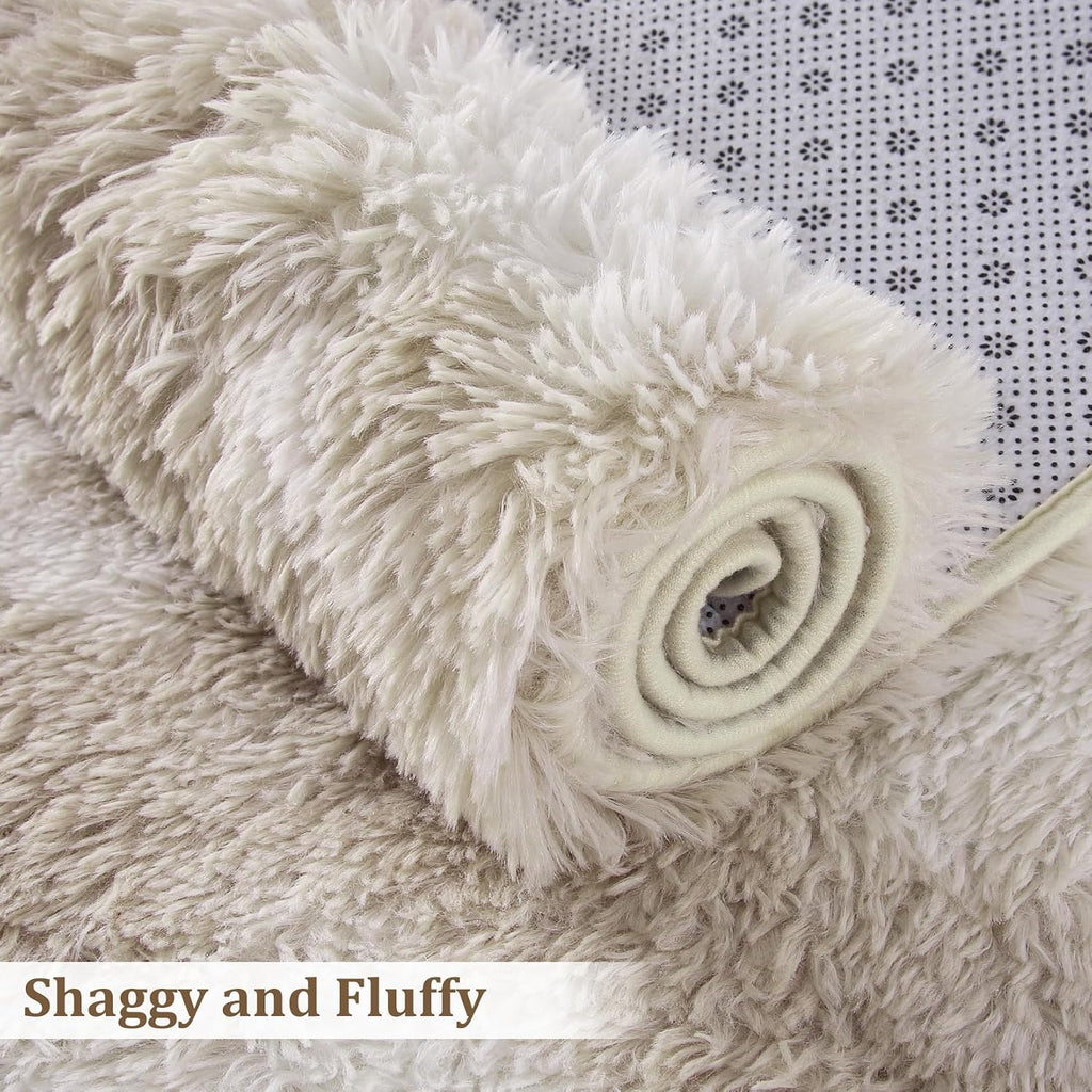9x12 Faux Fur Fluffy Shag Rug