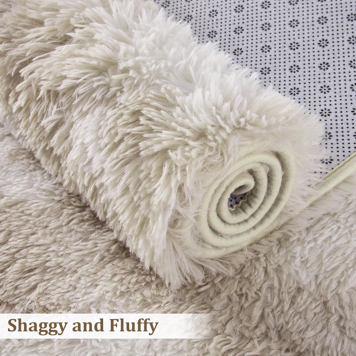 9x12 Faux Fur Fluffy Shag Rug