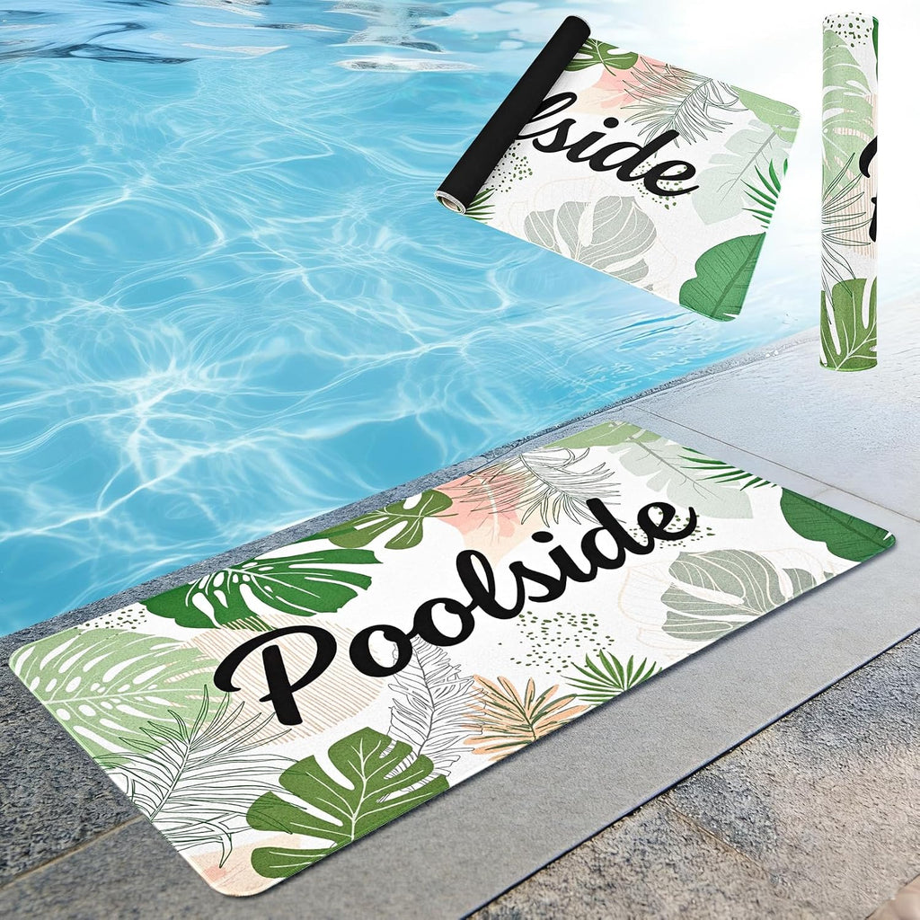 Rubber Backing Poolside Floor Mat
