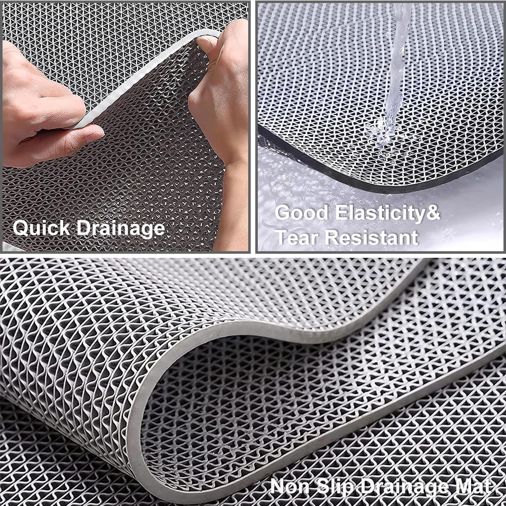 PVC Drainage Non‑Slip Floor Mat