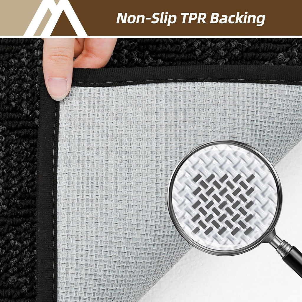 Dark Gray Hallway Runner Rug