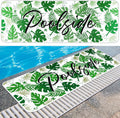Palm Leaf Poolside Runner Mat