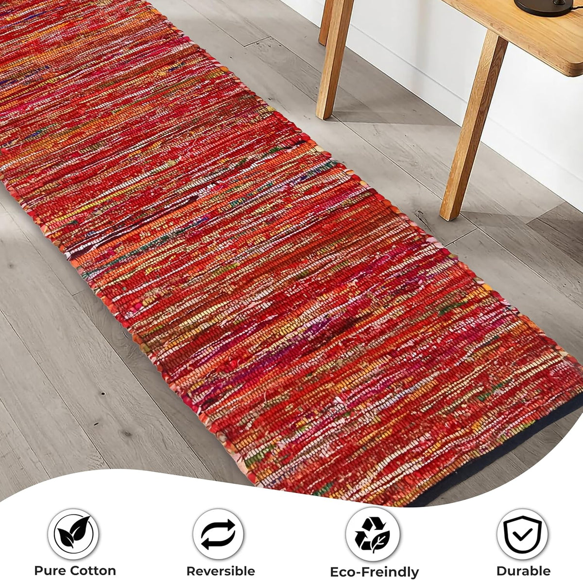 Home Multi Cotton Chindi Rug