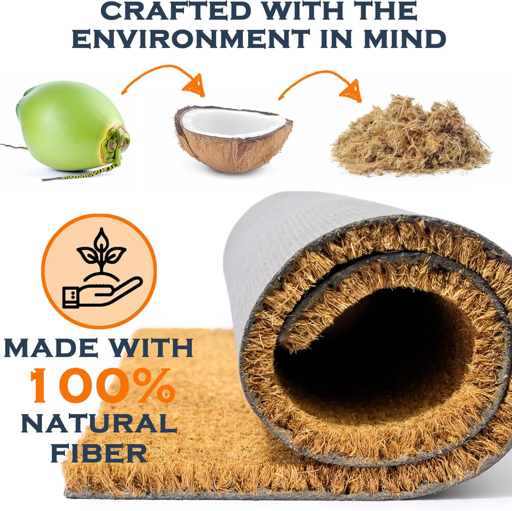 Lemon Coir Doormat