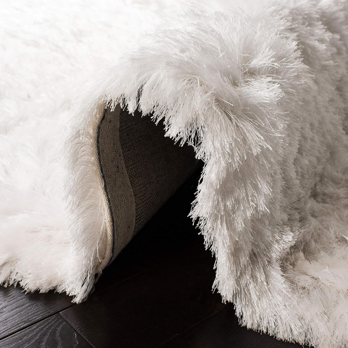 Ivory Ocean Shag Accent Rug