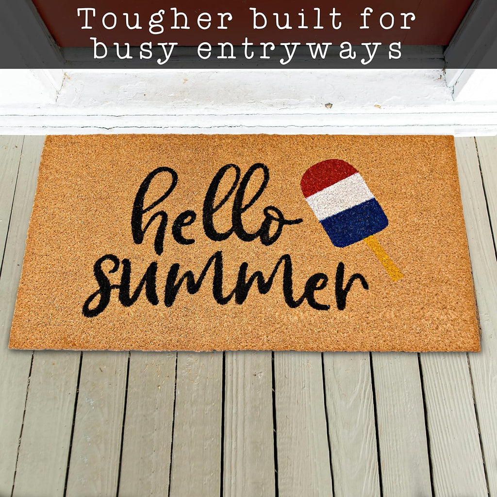 Hello Summer Coir Doormat