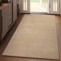 Brown Washable Non-Slip Area Rug