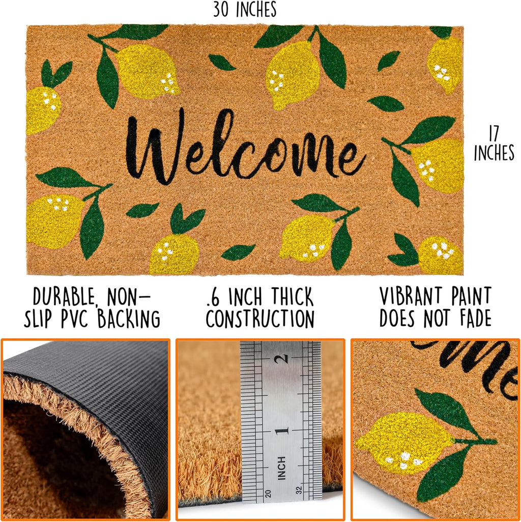 Lemon Coir Doormat