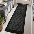 Dark Gray Hallway Runner Rug