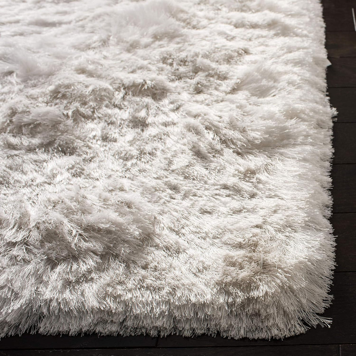 Ivory Ocean Shag Accent Rug