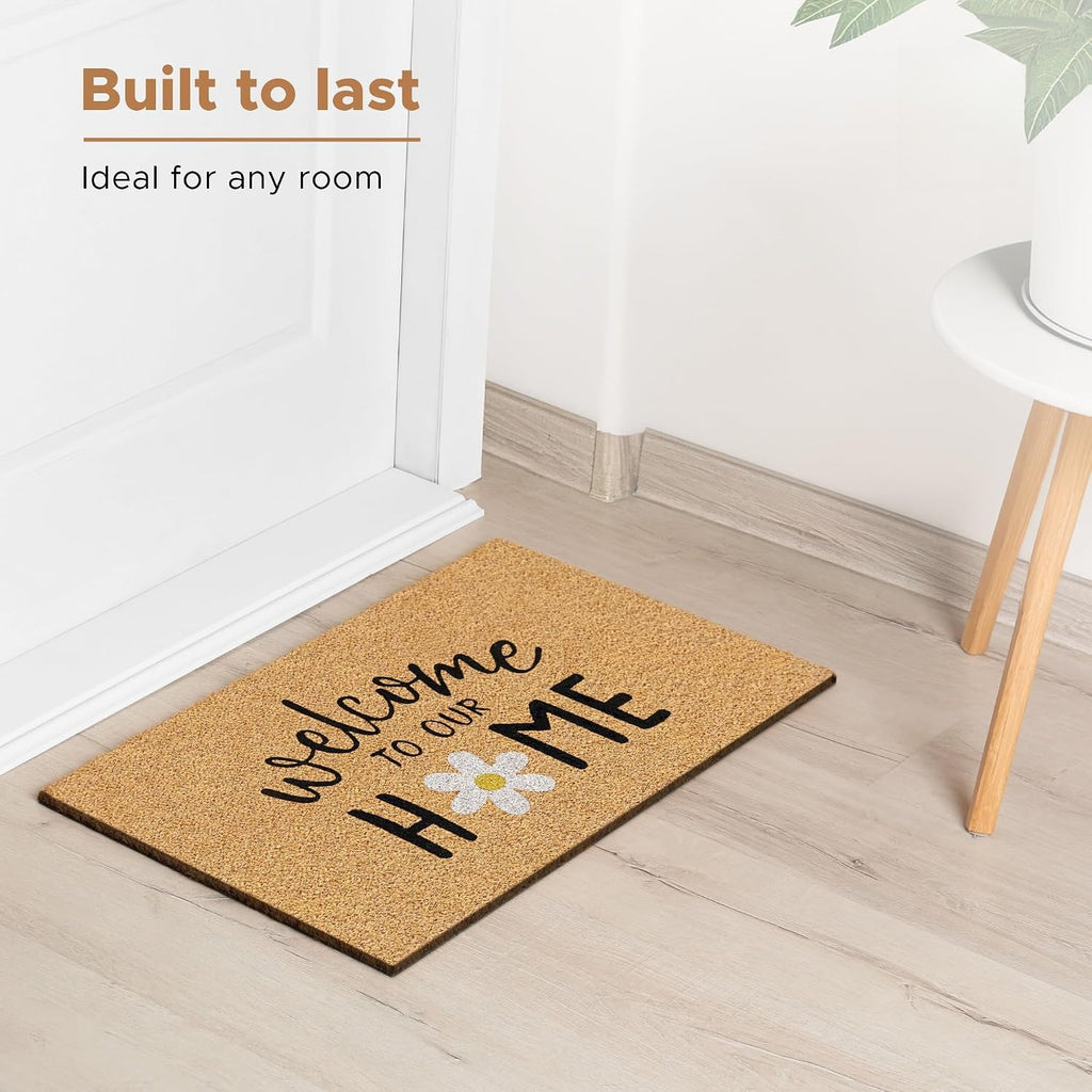 Welcome Coir Non‑Slip Doormat