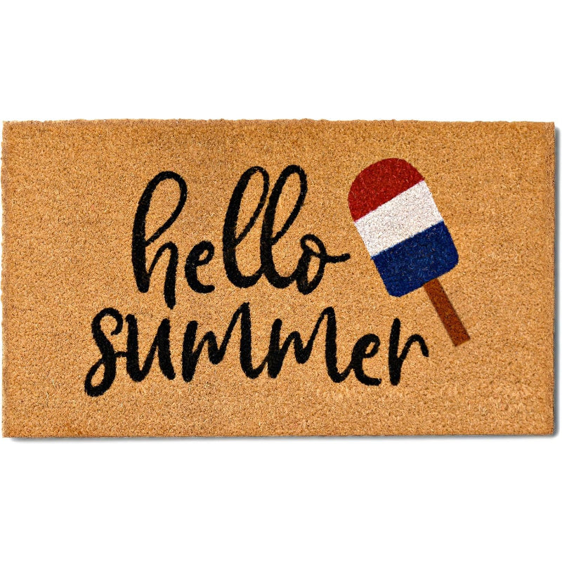 Hello Summer Coir Doormat